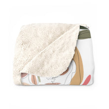 Load image into Gallery viewer, &quot;Stoic Woman&quot; Sherpa Fleece Blanket