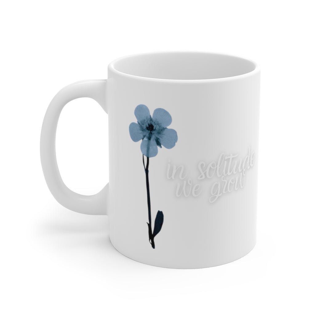 In Solitude We Grow Ceramic Mug