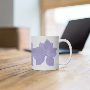 Purple Floral Mug