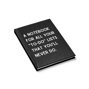 "To Do Lists" Notebook