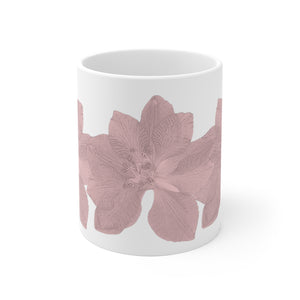 Red Floral Mug