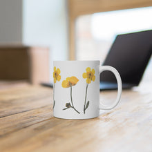 Load image into Gallery viewer, Yellow Dried Flower Mug