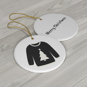 Reversible Christmas Sweater Ornament