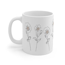 Load image into Gallery viewer, Elegant Flowers Mug (Grey)
