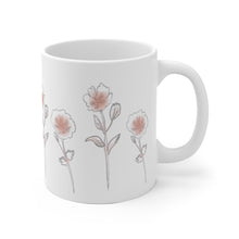 Load image into Gallery viewer, Elegant Flowers Mug (Brown)