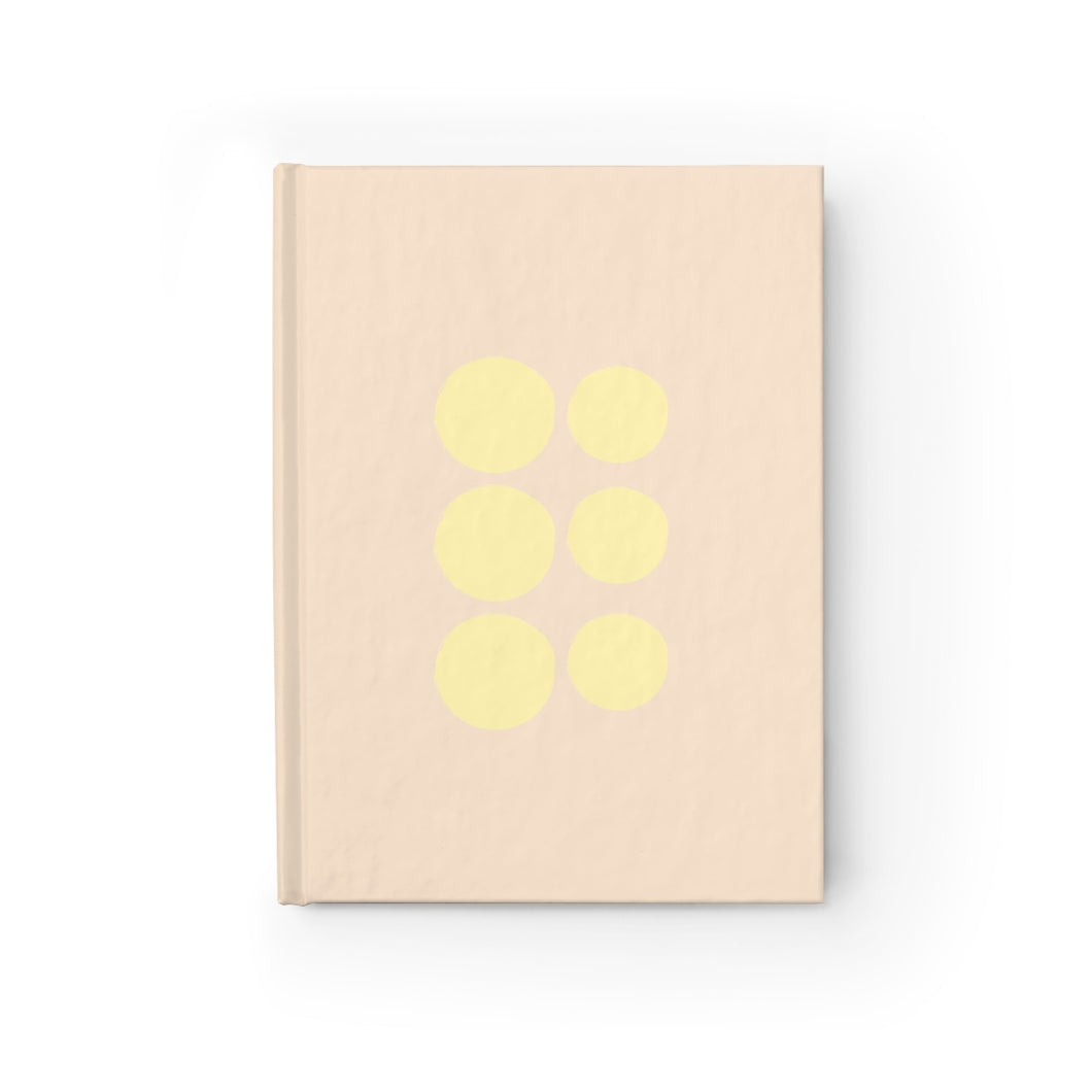 Beige Polka Dot Journal - Ruled Line