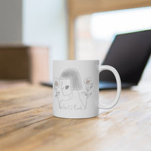 Load image into Gallery viewer, Lady Solitude Mug in Grey