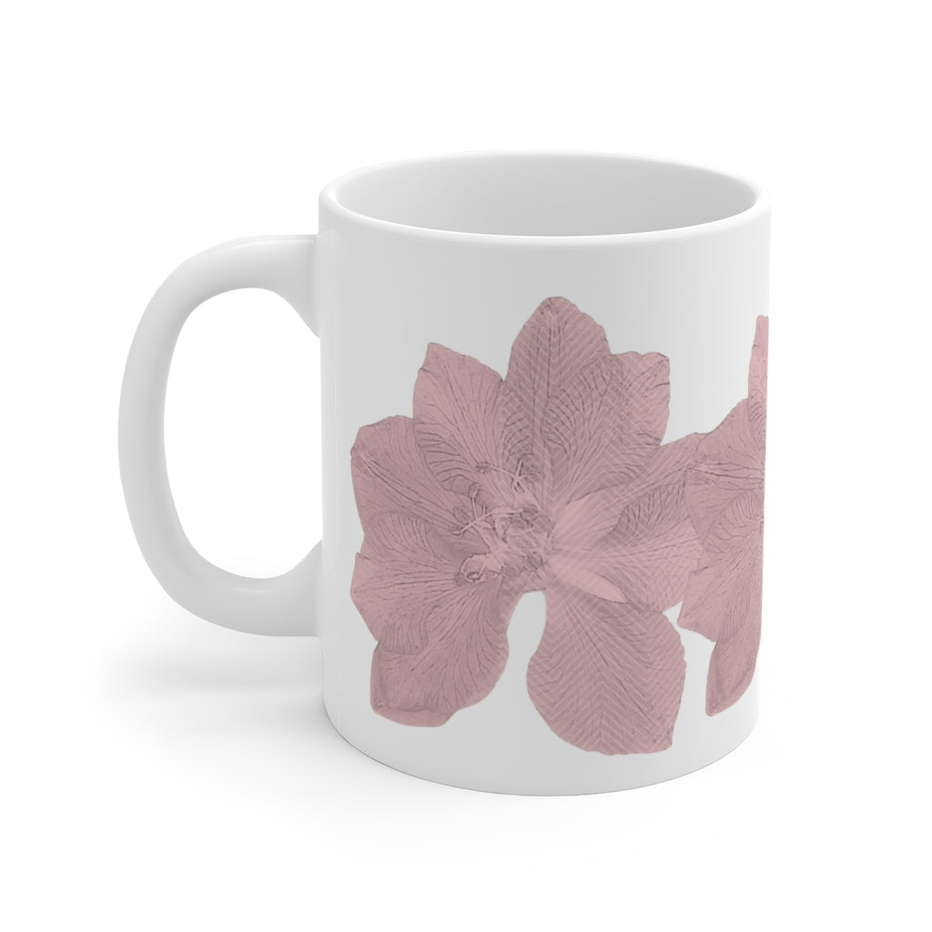 Red Floral Mug