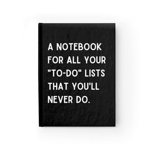 "To Do Lists" Notebook