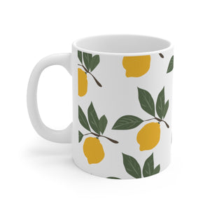 Fresh Lemons Ceramic Mug
