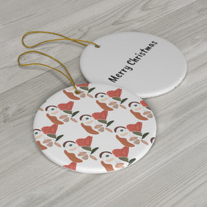 Reversible "She Sees Everything" Christmas Ornament