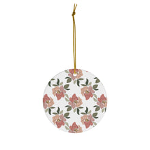 Load image into Gallery viewer, Reversible Floral Pattern Ornament